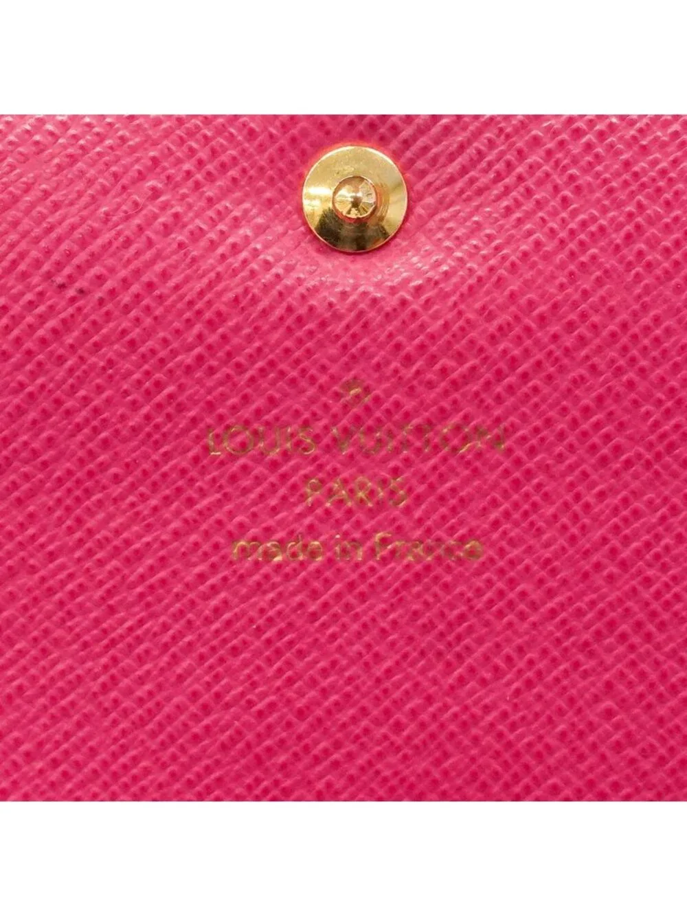 Louis Vuitton Wallet Monogram Portefeuille Emily Flower Motif Brown Rose